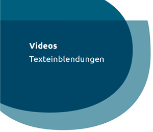 Videos - Texteinblendungen